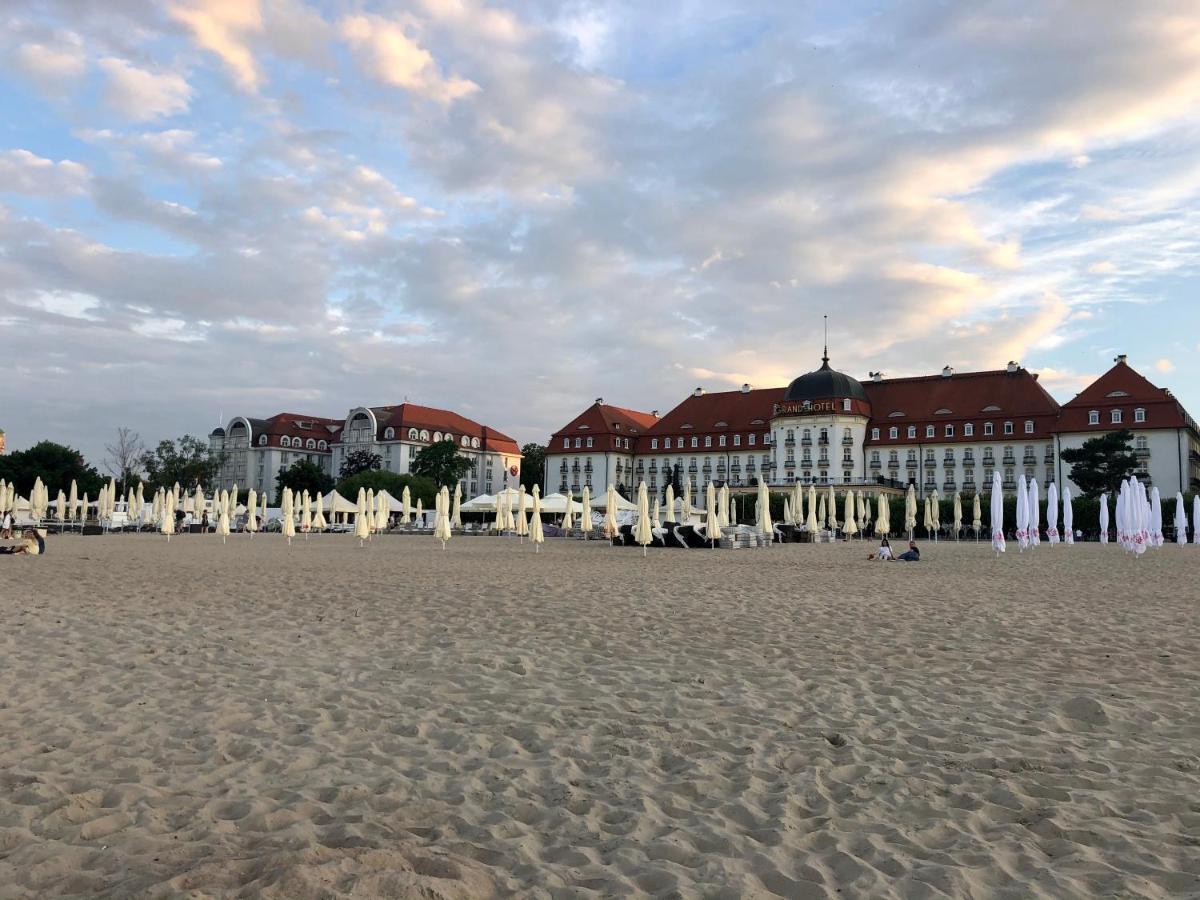 Gold By Praia Apartments - 600 M Do Plazy - Parking Sopot Esterno foto