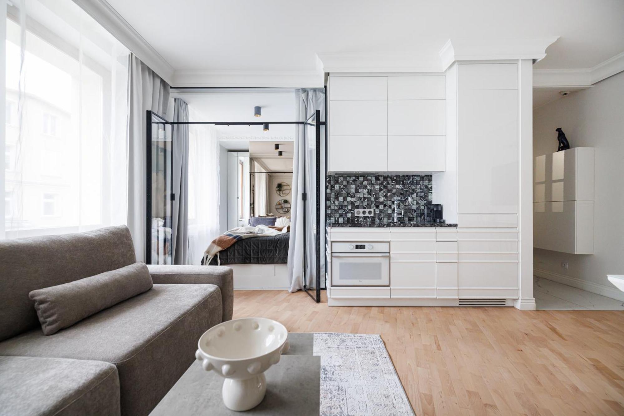 Gold By Praia Apartments - 600 M Do Plazy - Parking Sopot Esterno foto