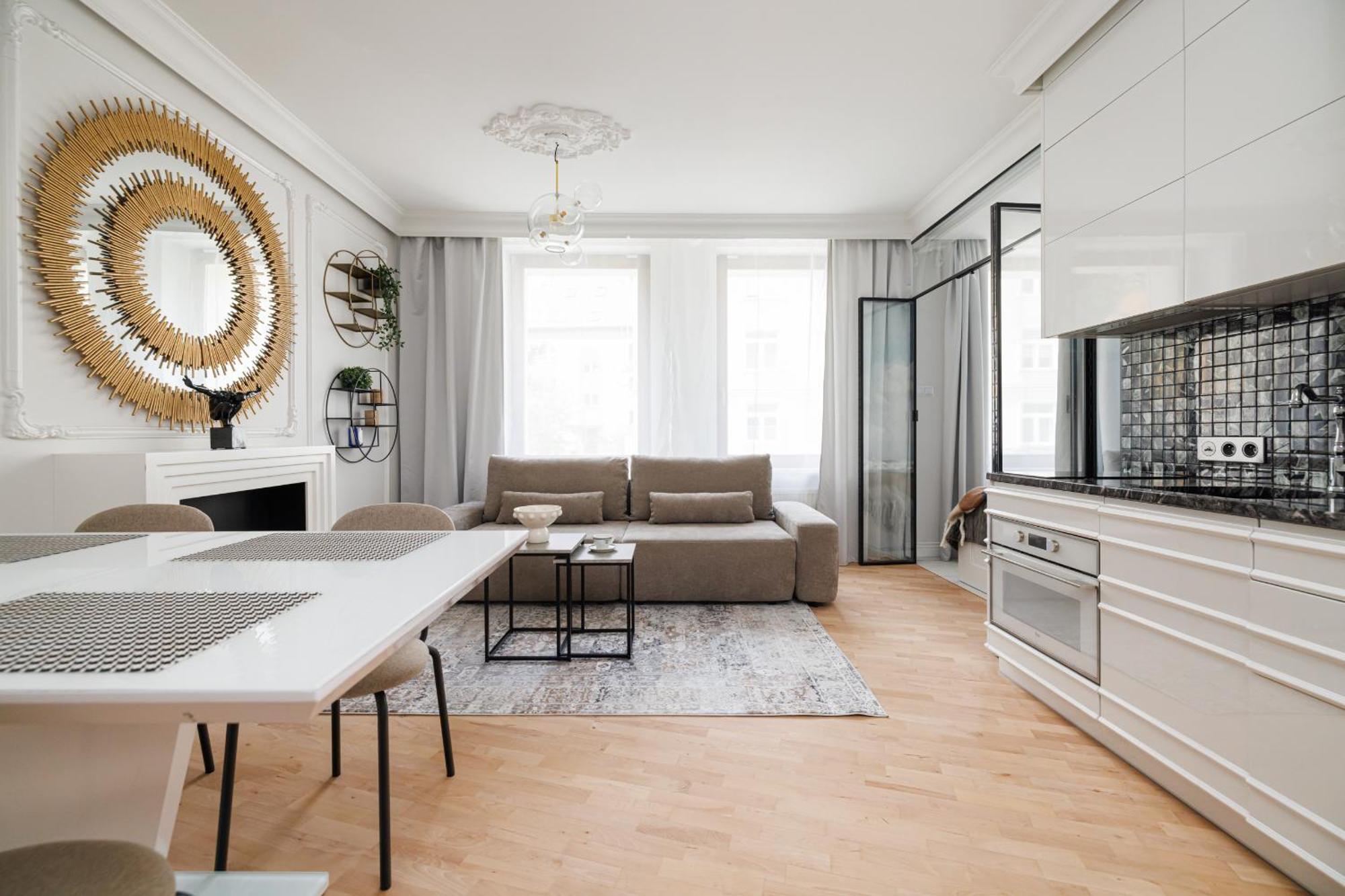 Gold By Praia Apartments - 600 M Do Plazy - Parking Sopot Esterno foto